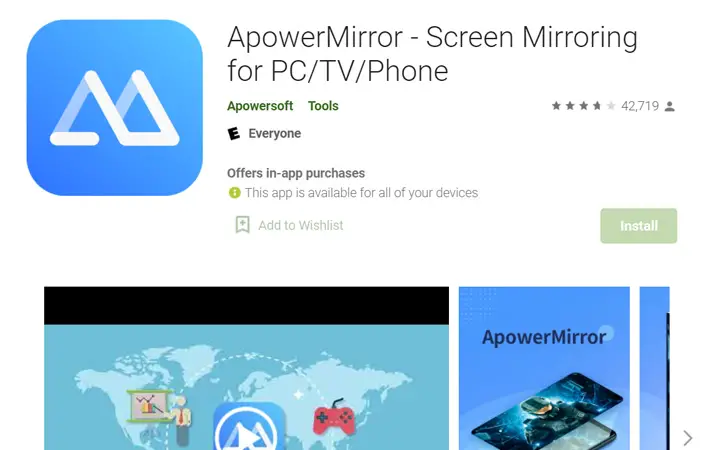 android screen mirror miniplay